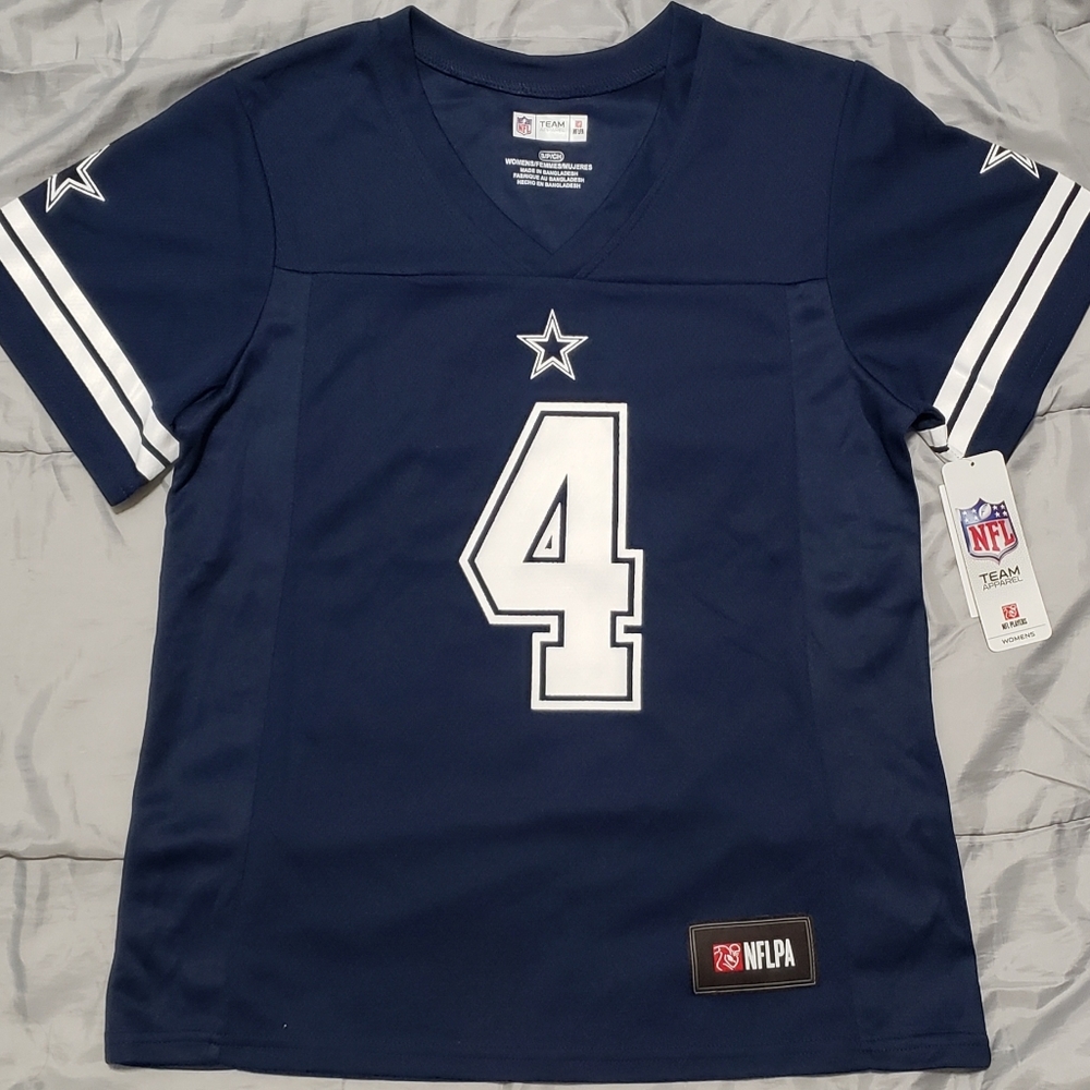 Woman's DALLAS COWBOYS "Dak Prescott" #4 Jersey (M, L, XL, 2XL)